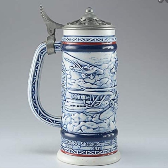 AVON 1981 BEER STEIN "FLYING CLASSICS" # 195278 - Picture 1 of 13